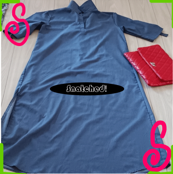 Women Loose Casual Plus Size Denim Dress